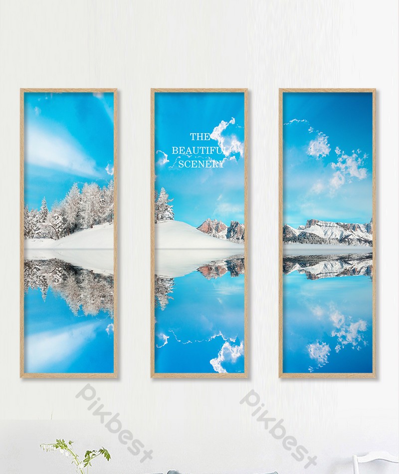 Núi rừng mùa tuyêst tan CBT3-500KG